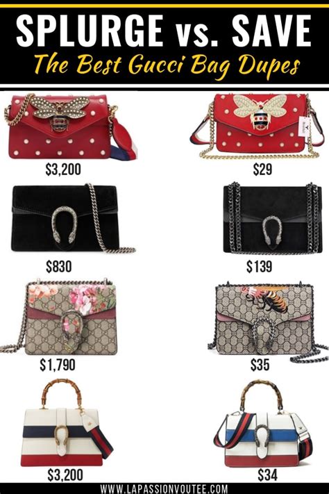 best amazon gucci dupes|gucci knock off purse.